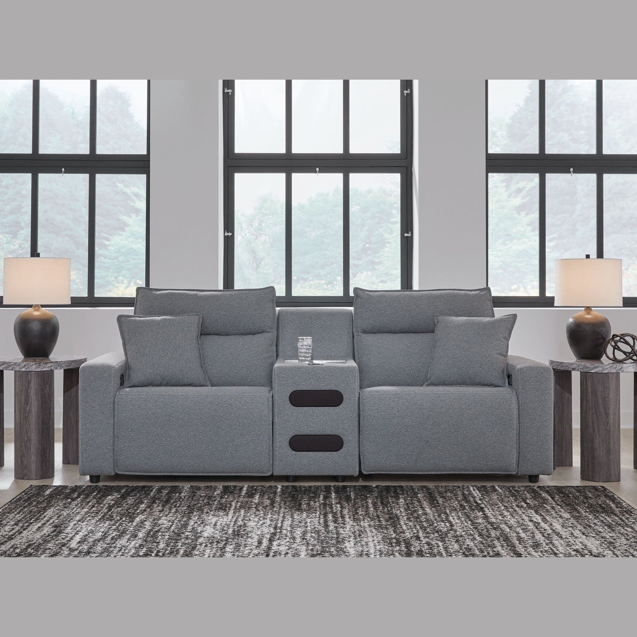 Modmax II - Reclining Sectional - Salt And Pepper