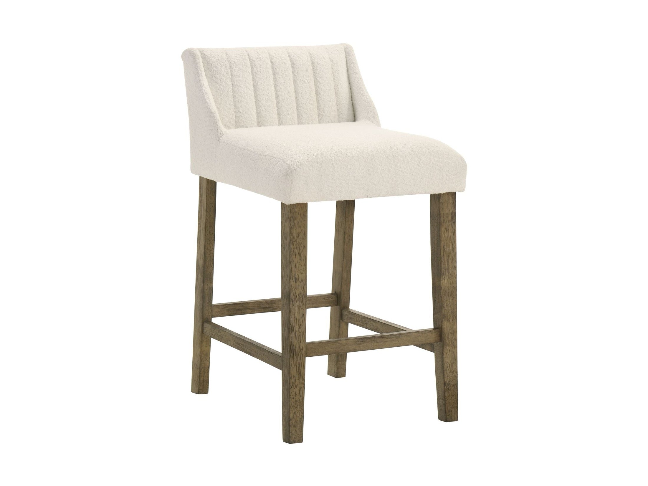 Fauna - Modern Transitional Wood Counter Height Kitchen Bar Stool