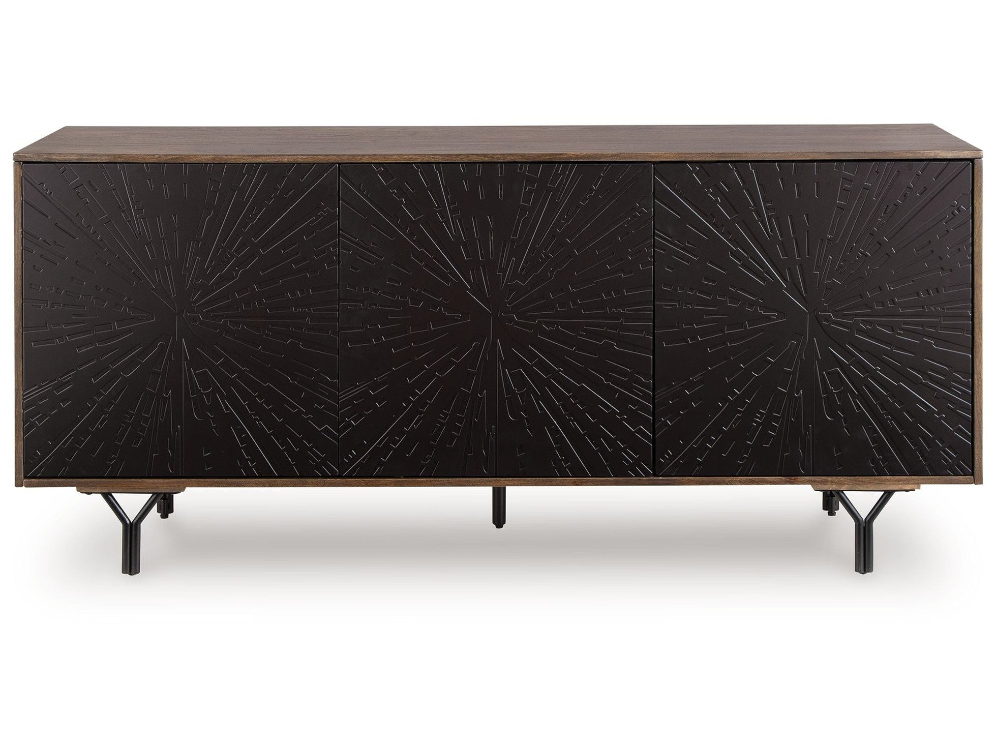 Lavinmont - Accent Cabinet - Multi Brown