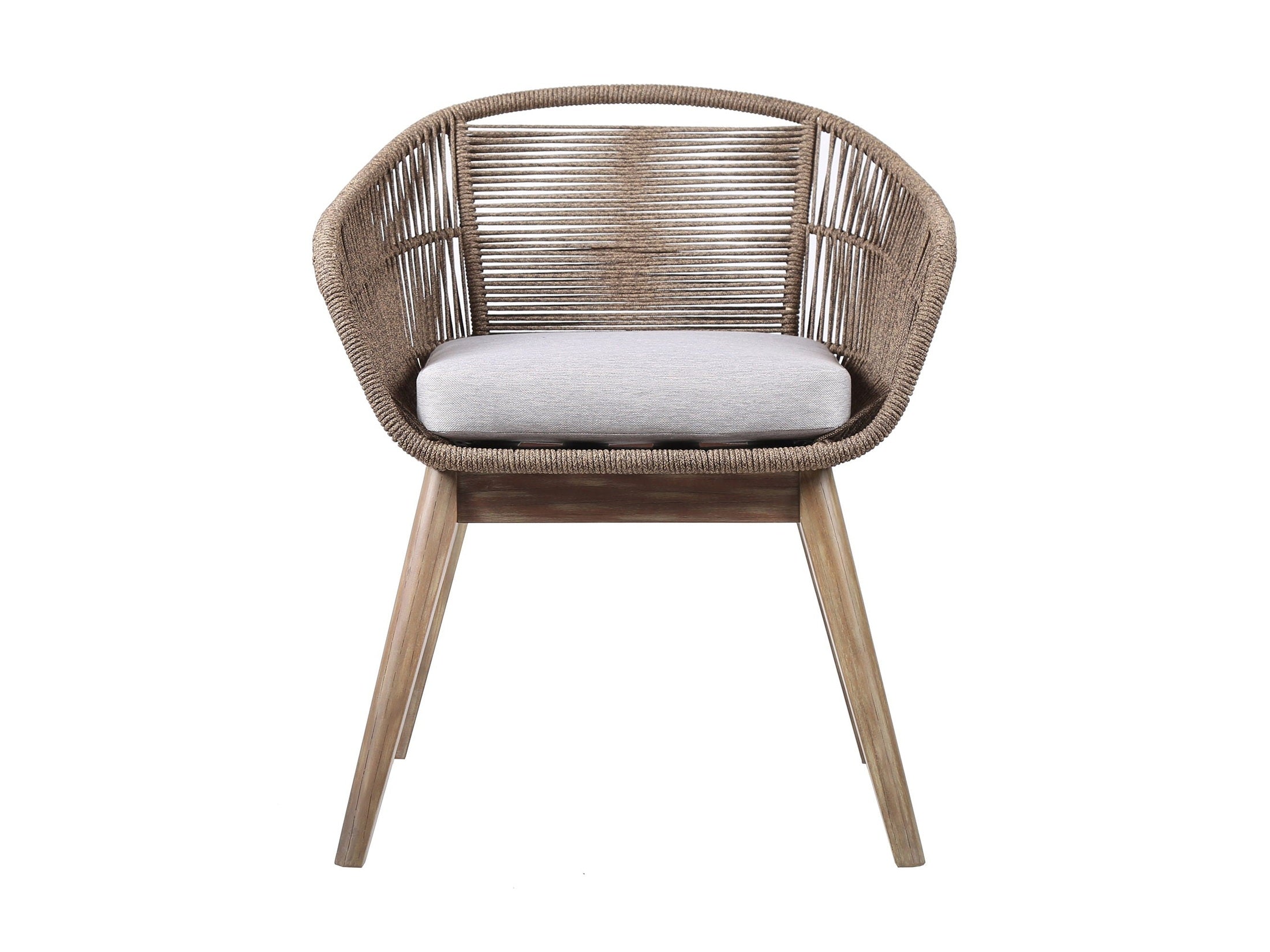 Tutti Frutti - Indoor / Outdoor Dining Chair - Light Eucalyptus / Latte