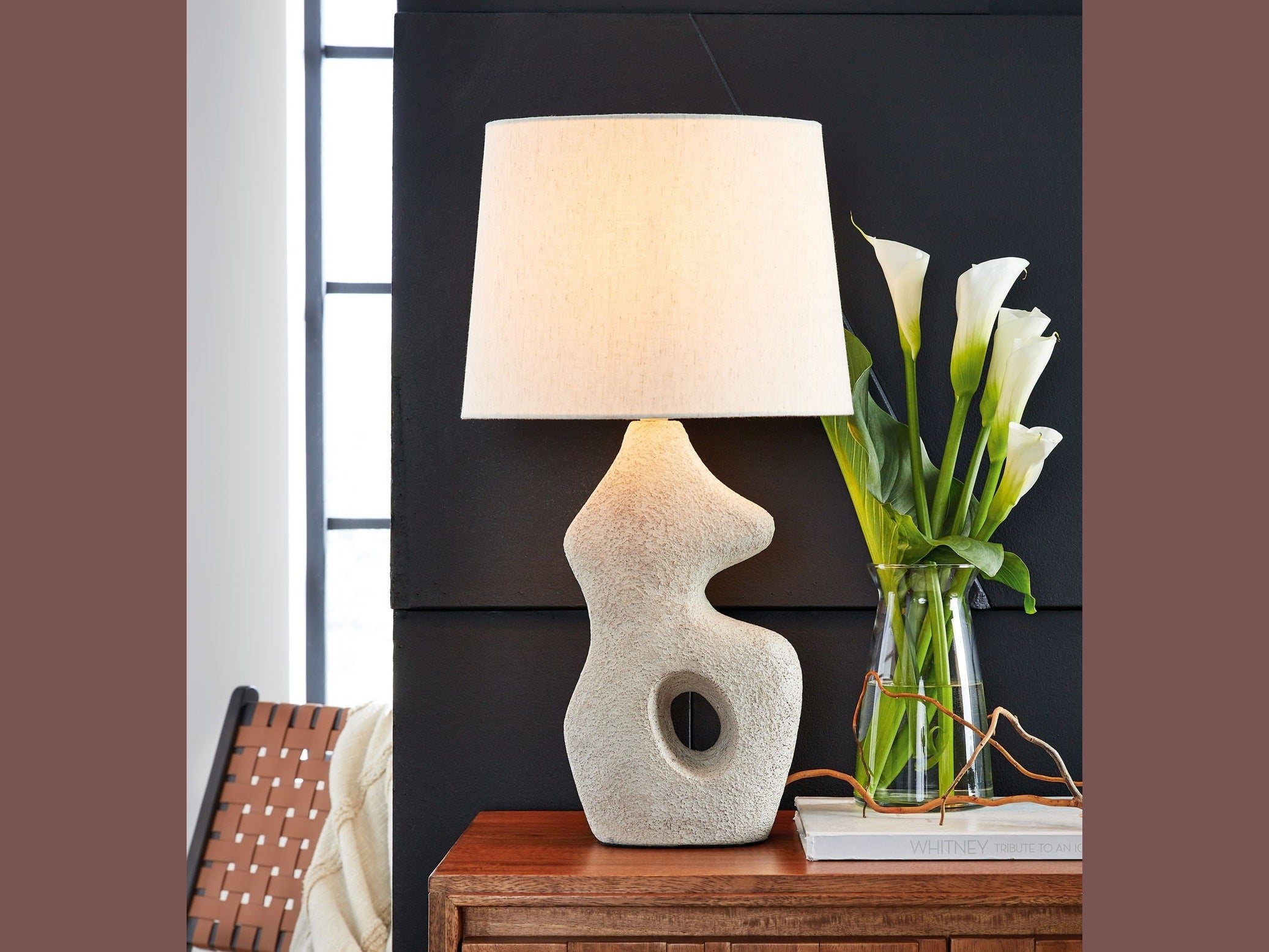 Chadrich - Paper Table Lamp (Set of 2) - Antique Beige