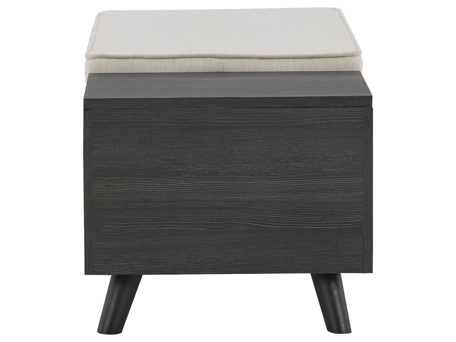 Yarlow - Storage Bench - Dark Gray