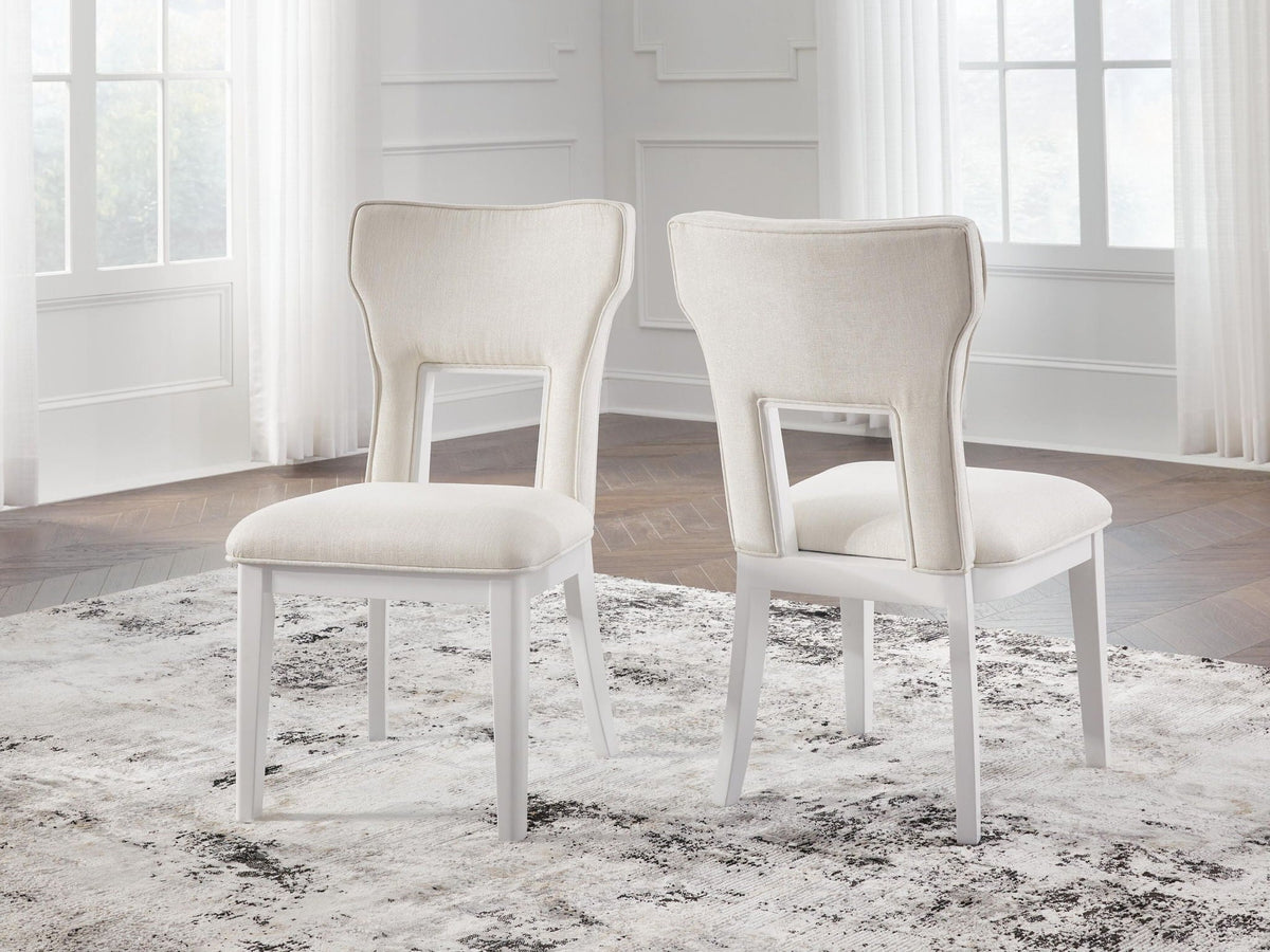 Chalanna - Dining Upholstered Side Chair (Set of 2) - White