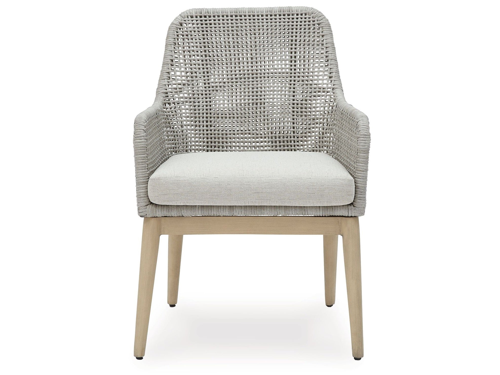 Seton Creek - Arm Chair With Cushion (Set of 2) - Gray