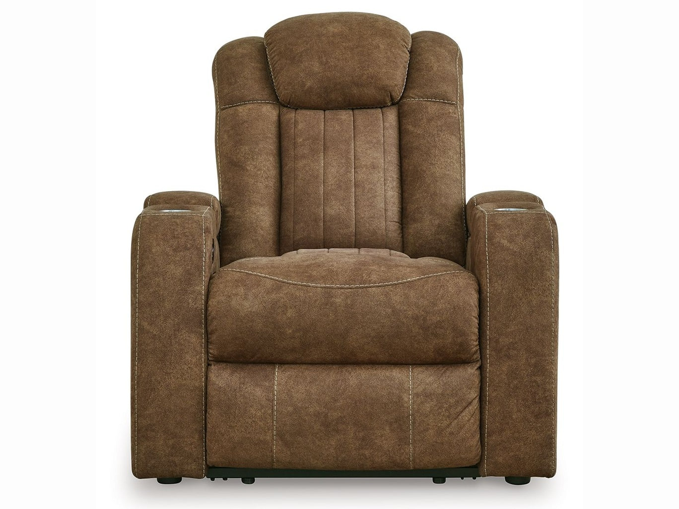 Wolfridge - Power Recliner/Adj Headrest - Brindle
