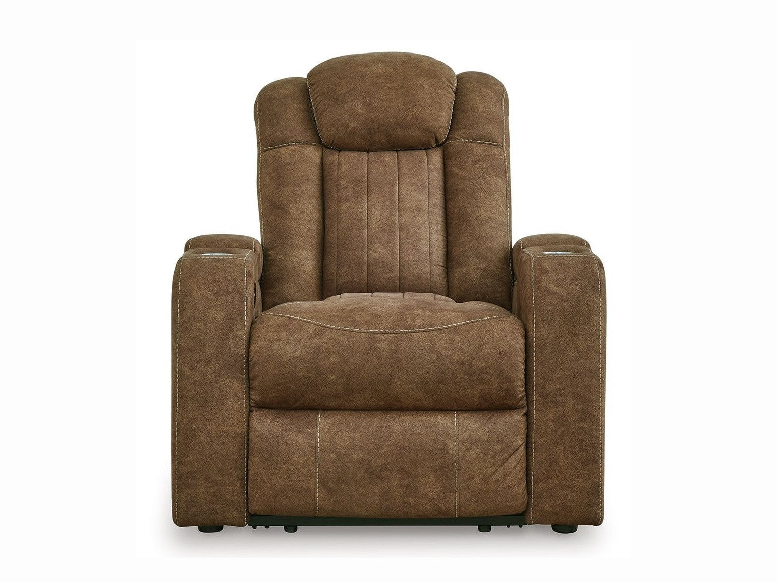Wolfridge - Power Recliner/Adj Headrest - Brindle