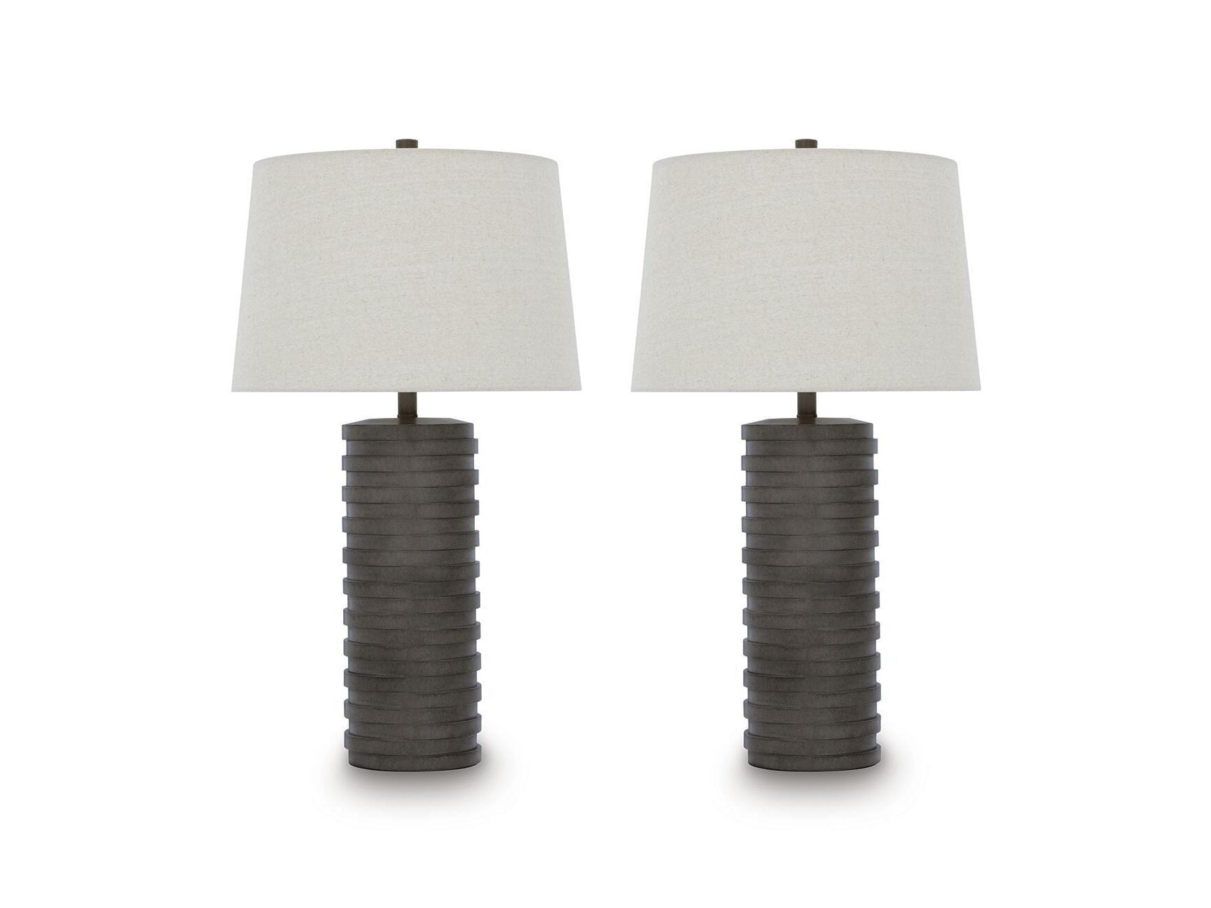 Neilett - Poly Table Lamp (Set of 2) - Antique Brown