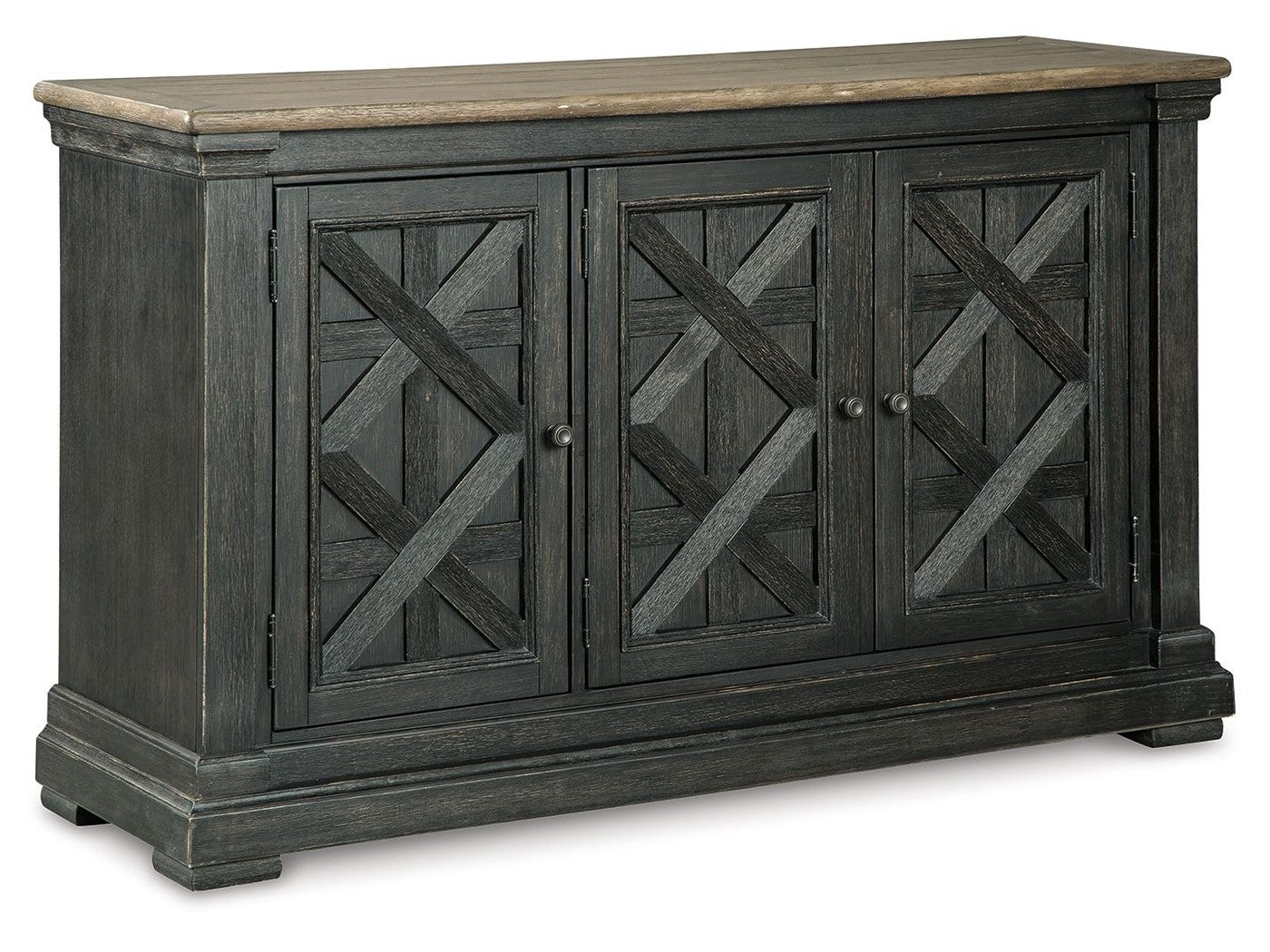 Tyler Creek - Dining Room Server - Black / Gray