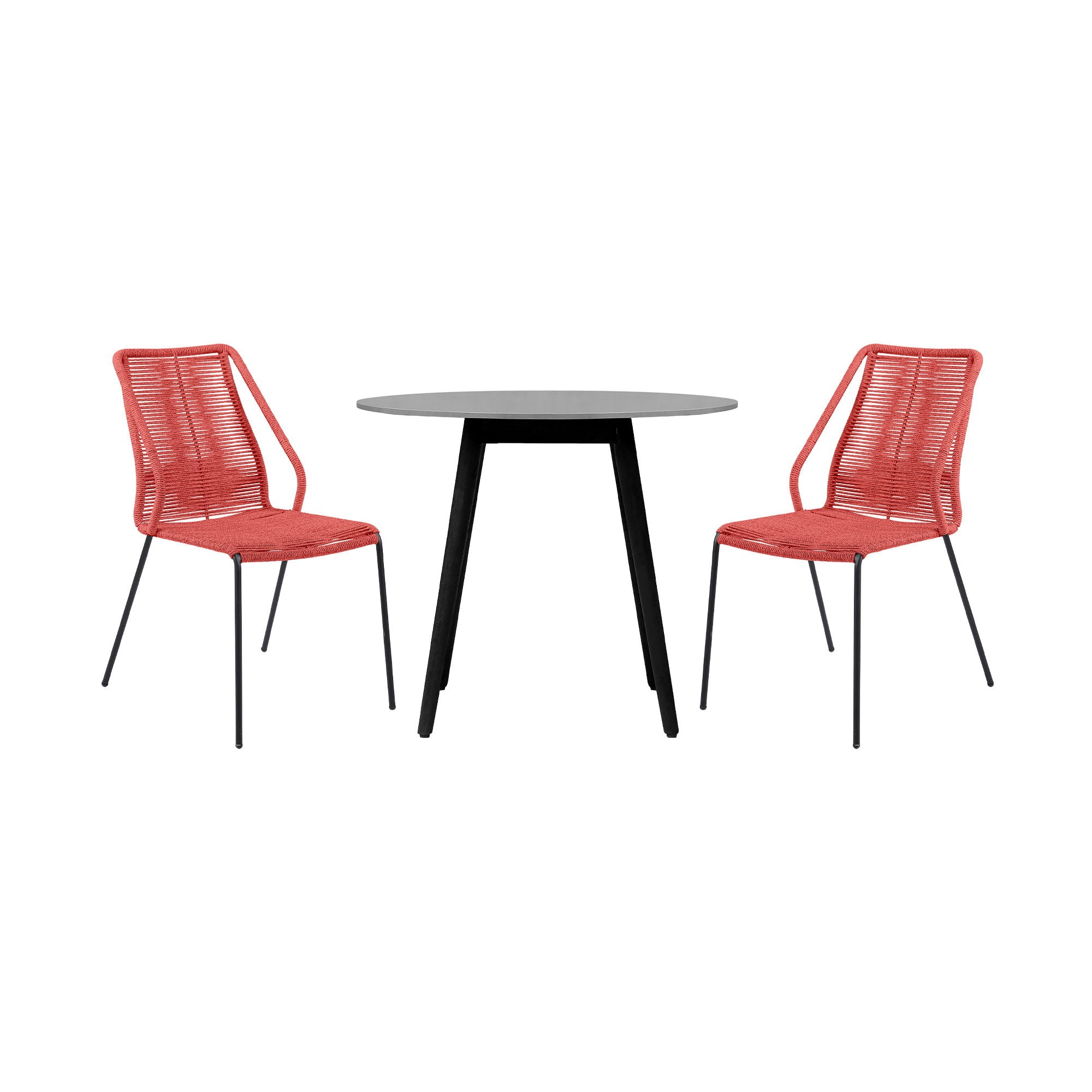 Kylie And Clip - 3 Piece Outdoor Patio Dining Set