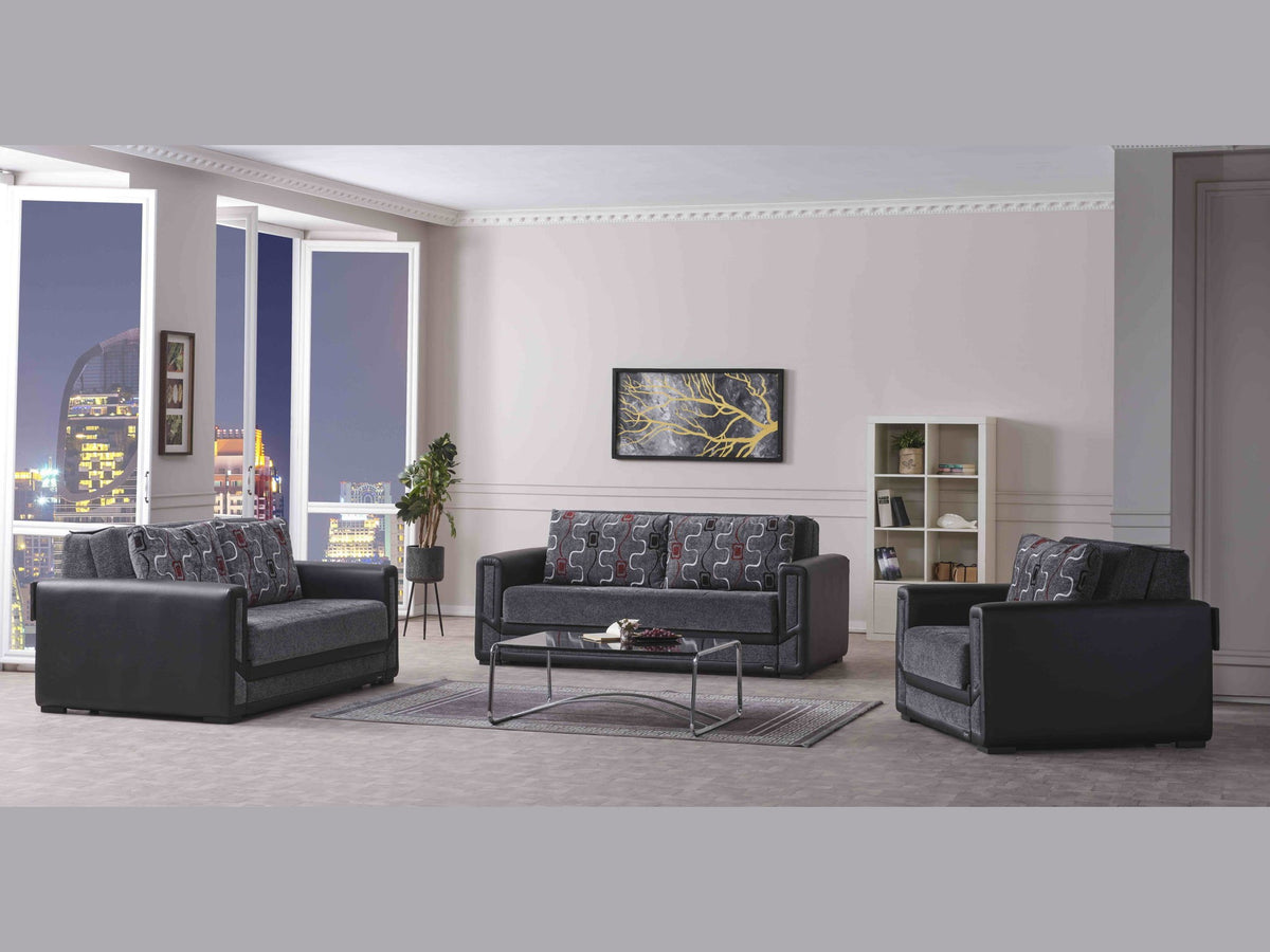 Ottomanson Mondomax - Upholstered Convertible Sofabed With Storage