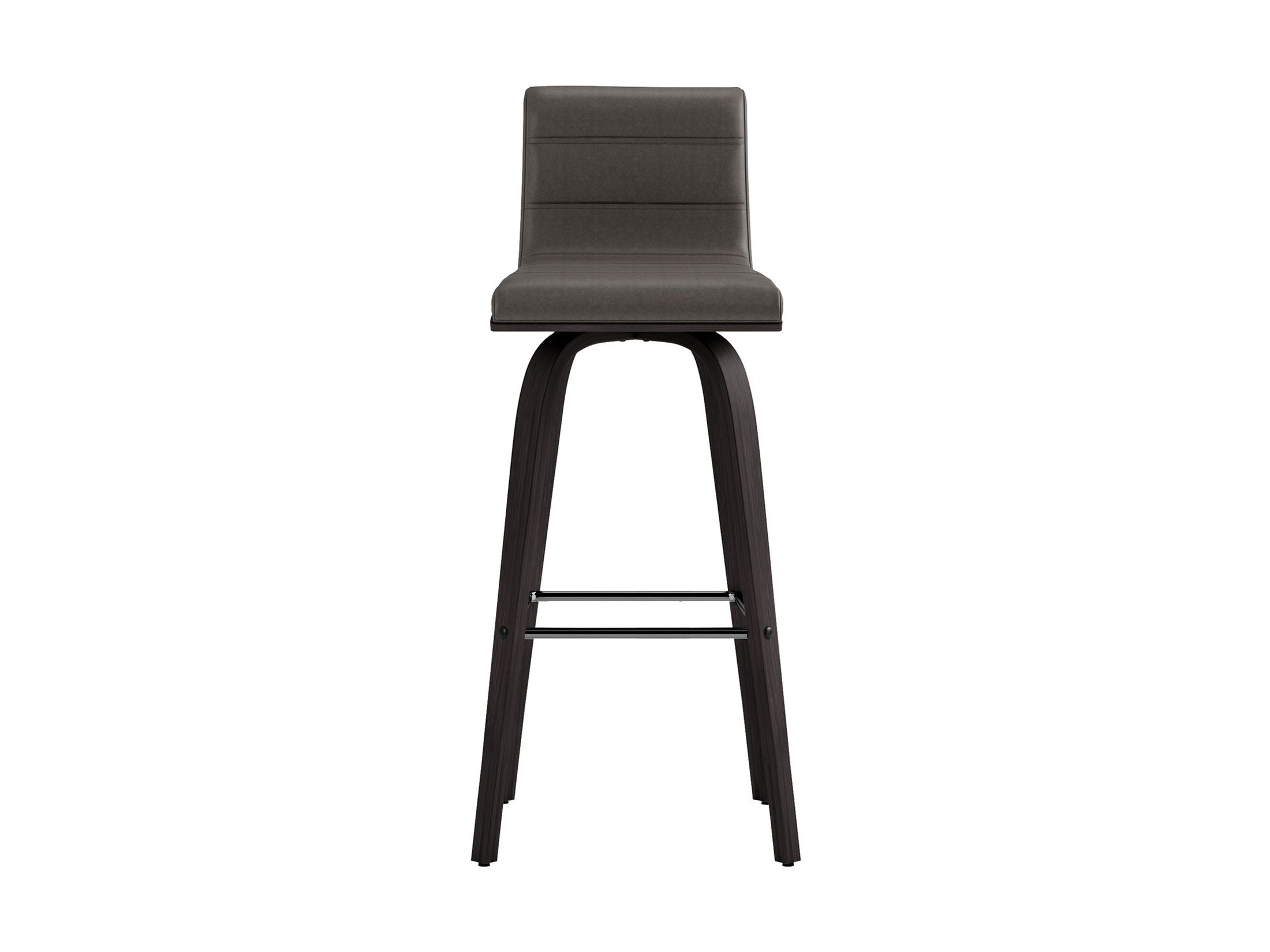 Vienna - 30" Swivel Bar Stool - Black Wood