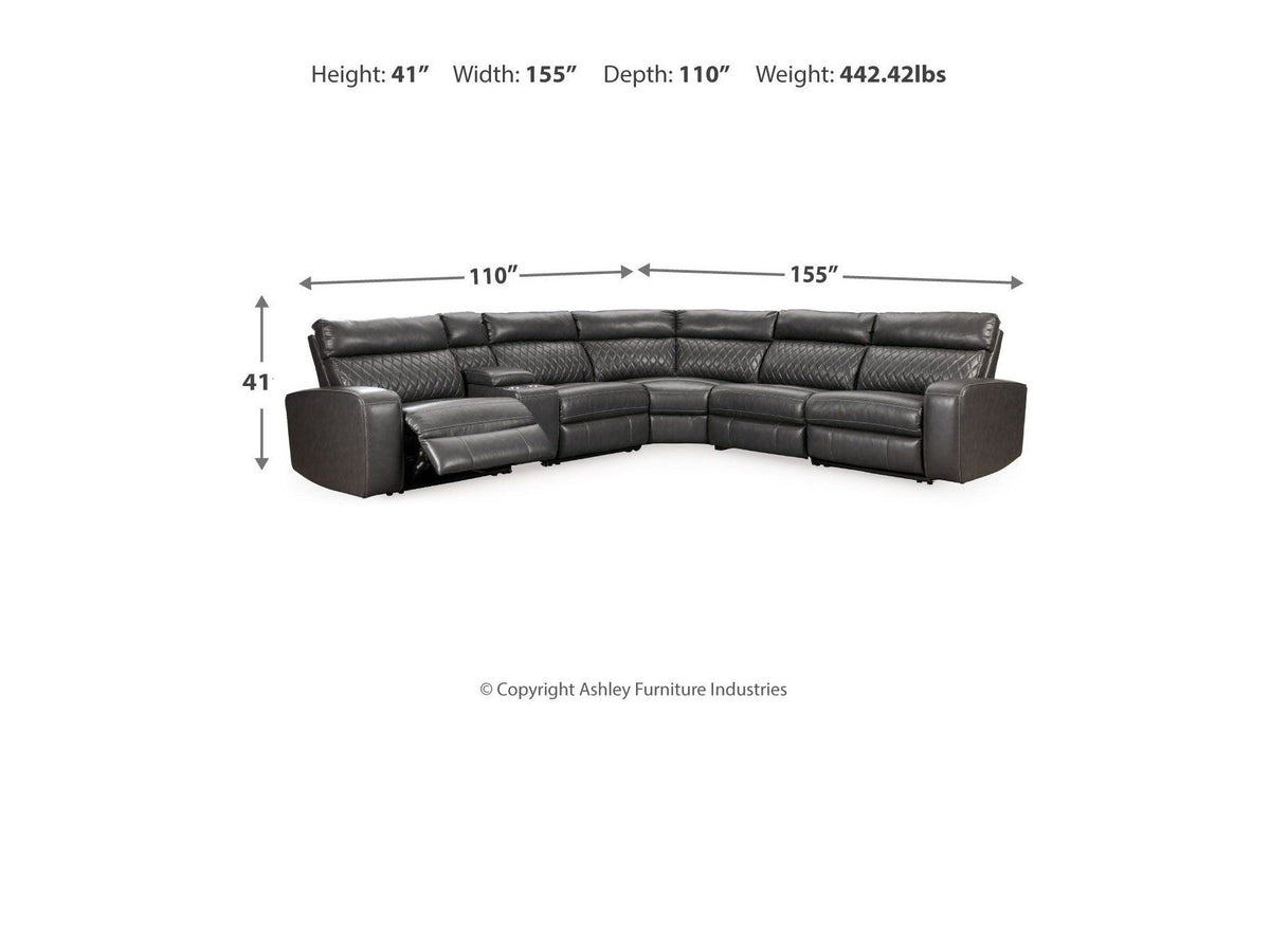 Samperstone - Power Reclining Sectional