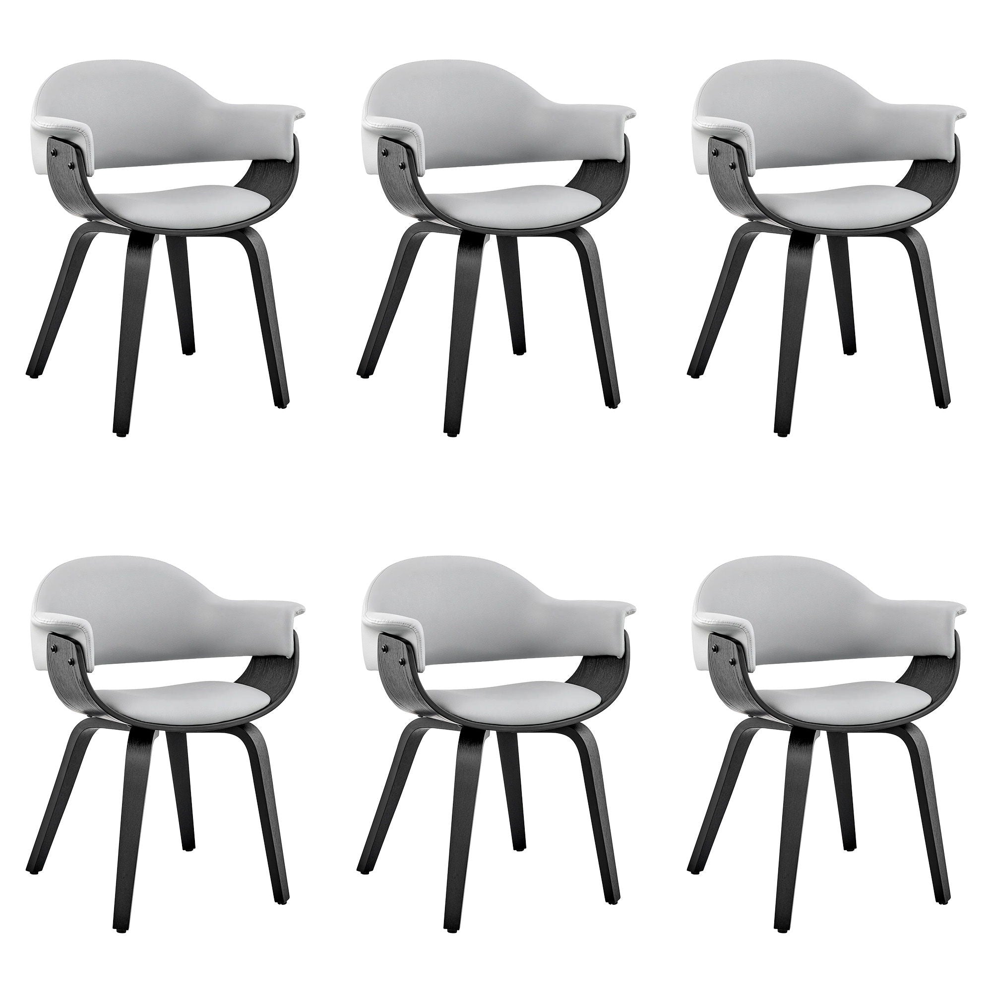 Adalyn - Dining Room Accent Chair With Black Frame
