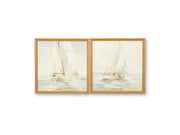 Winbrook - Wall Art Set (Set of 2) - Gray / Tan / Gold Finish
