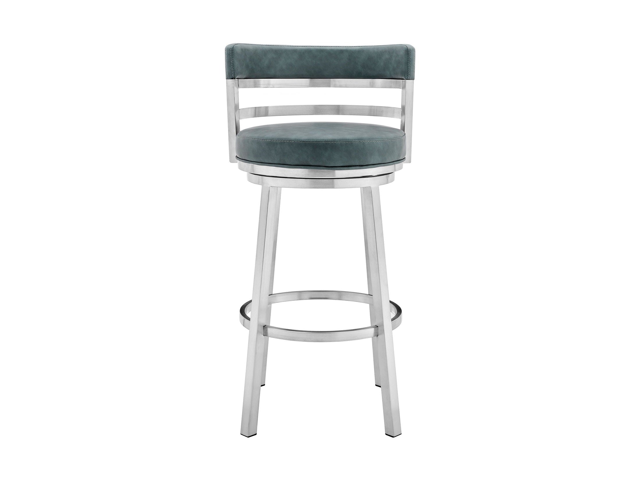 Madrid - Swivel Stainless Steel Bar Stool