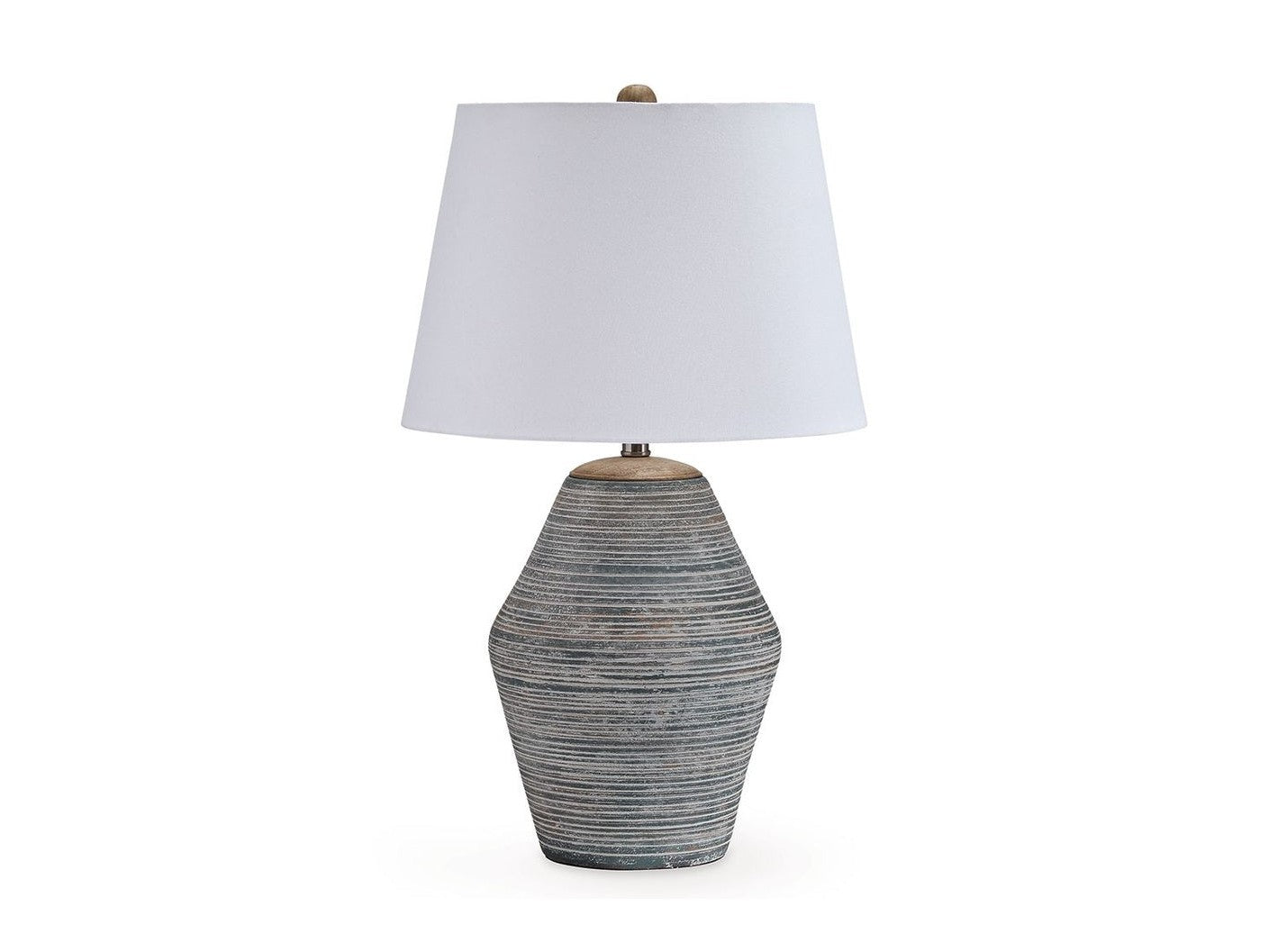 Lawrock - Terracotta Table Lamp - Antique Blue