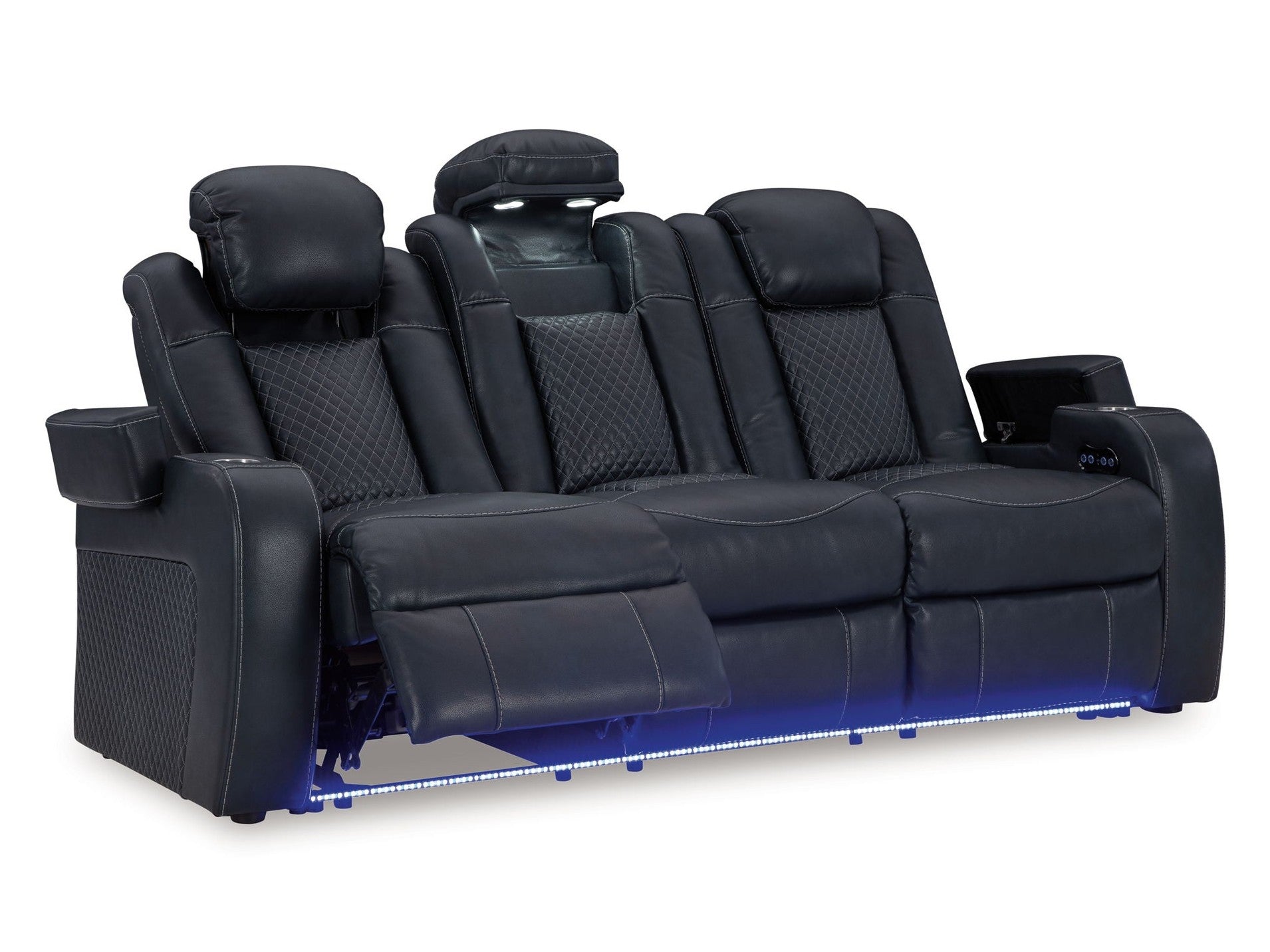 Fyne-dyme - Power Reclining Sofa With Adj Headrest