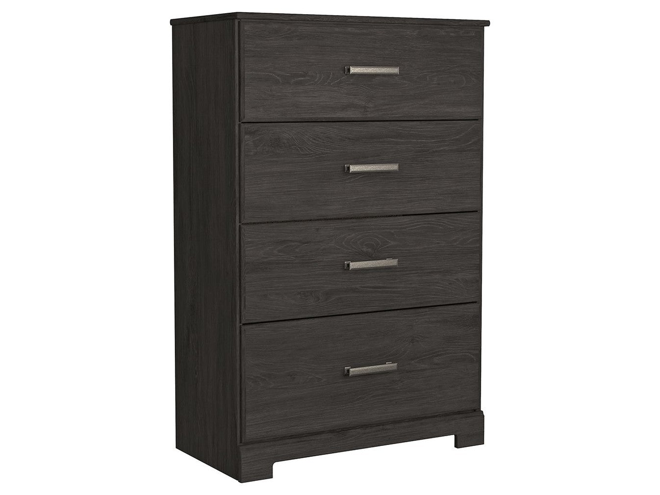 Belachime - Four Drawer Chest - Charcoal