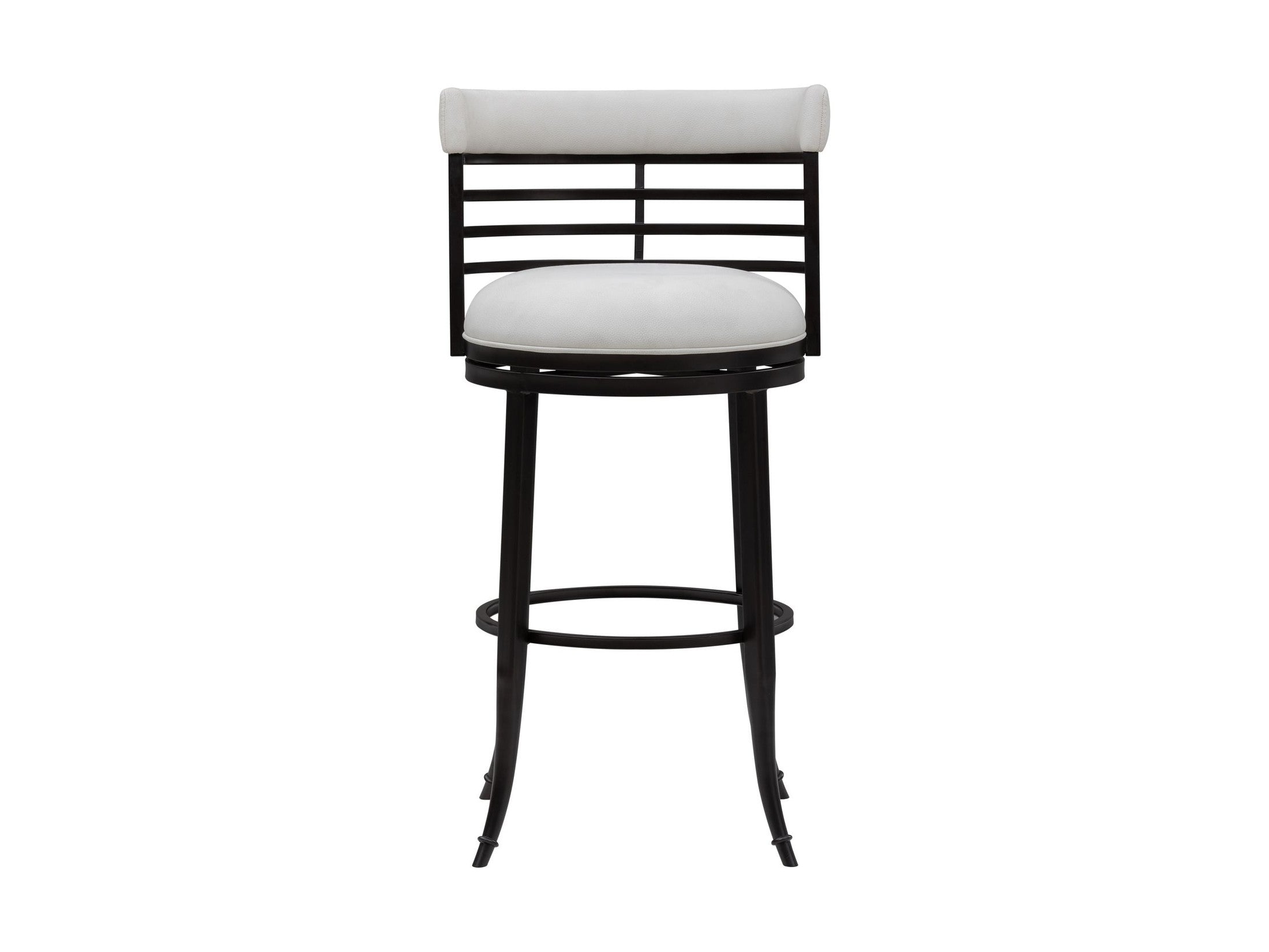 Telia - Upholstered Swivel Bar Height Barstool