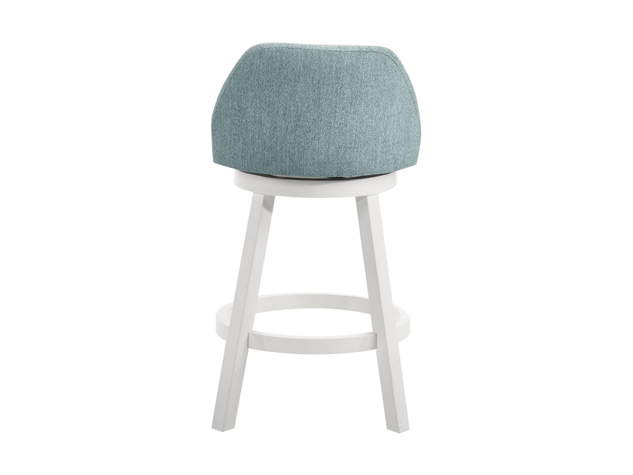 Erika - Modern Transitional Swivel Wood Counter Height Kitchen Bar Stool