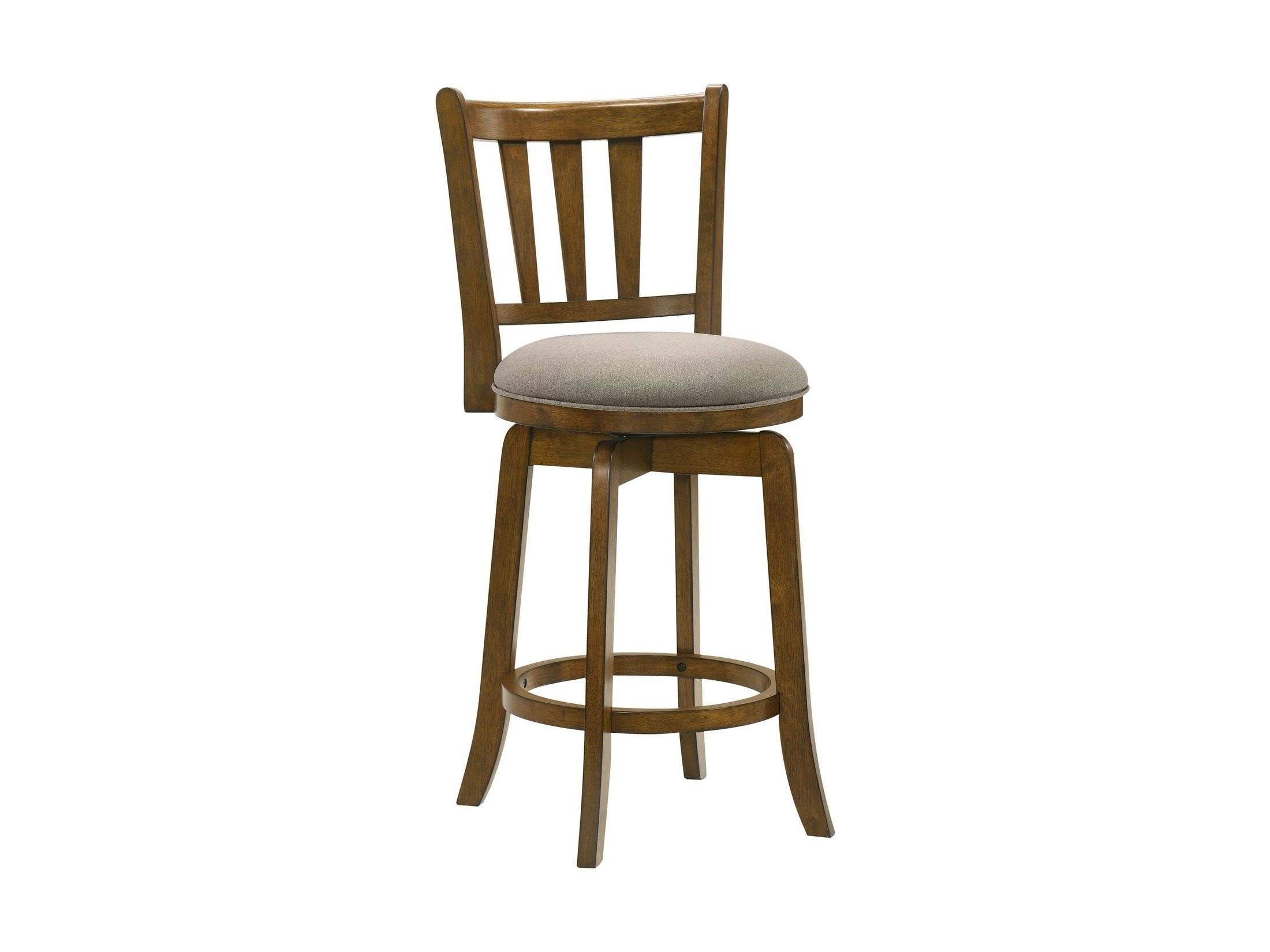 Wren - Modern Farmhouse Swivel Wood Counter Height Kitchen Bar Stool