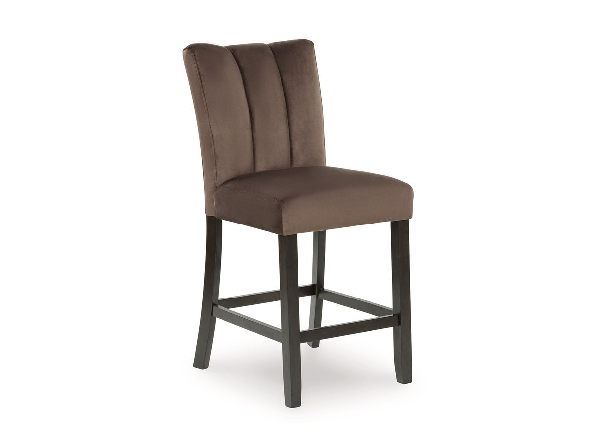 Jeshina - Upholstered Barstool (Set of 2) - Mocha