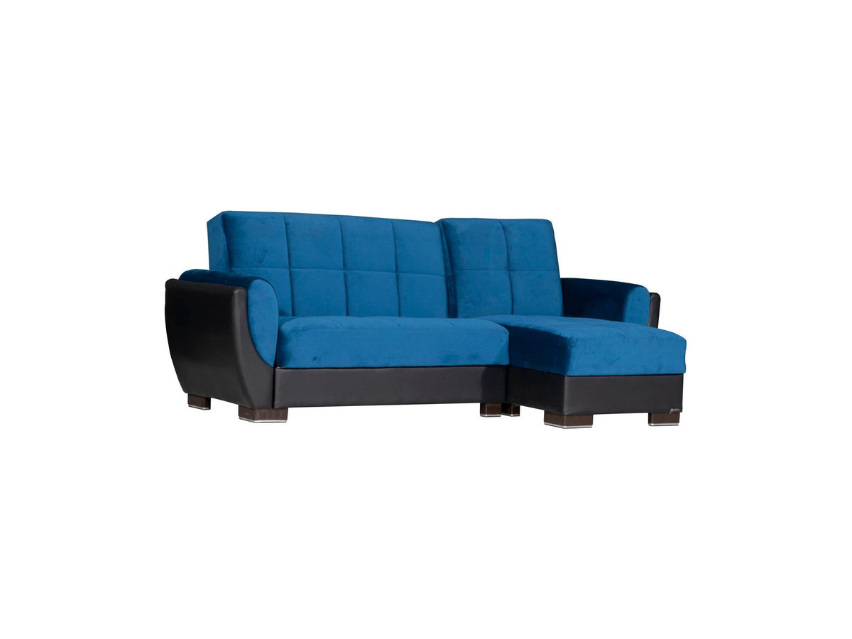 Ottomanson Armada Air - Upholstered Convertible Chaise Lounge With Storage - Microfiber