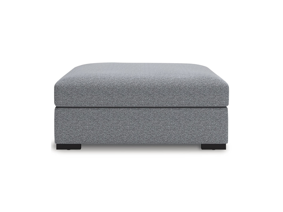 Bealton - Oversized Accent Ottoman - Salt And Pepper