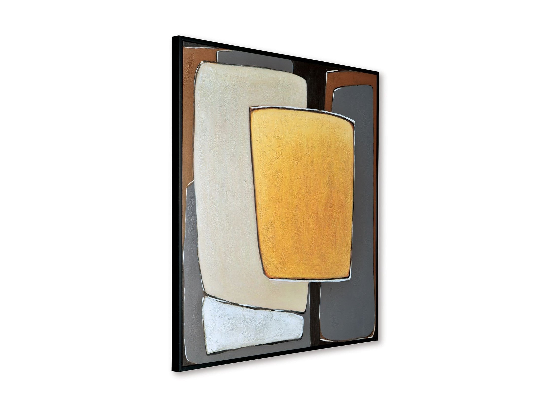 Actman - Wall Art - Cream / Brown / Gray