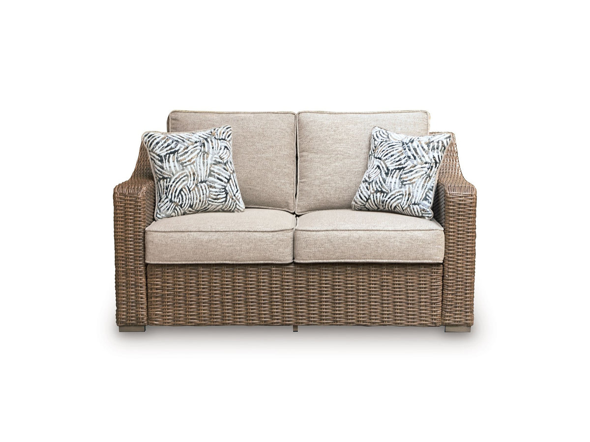 Laguna Heights - Loveseat With Cushion - Beige