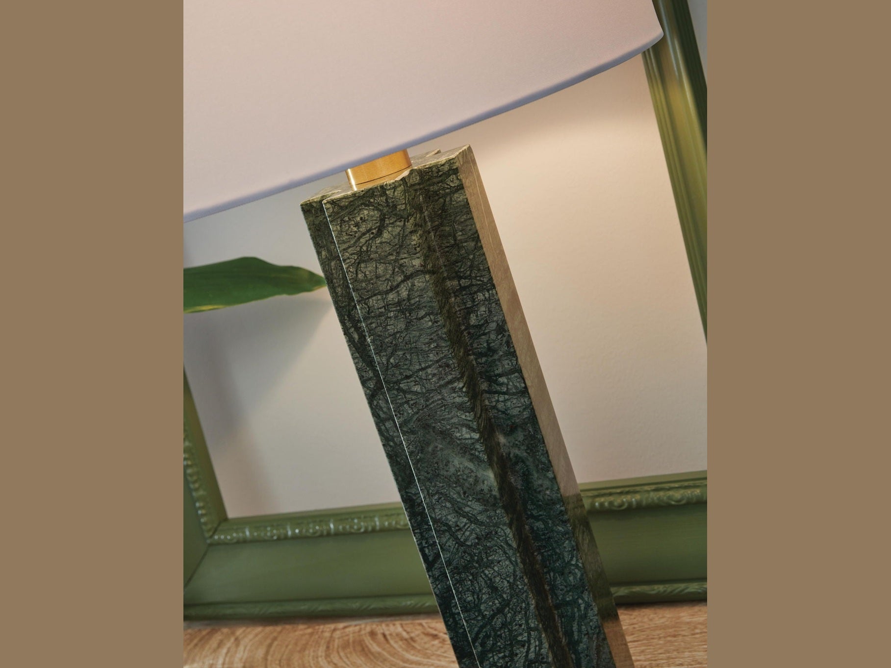 Keegan - Marble Table Lamp - Green