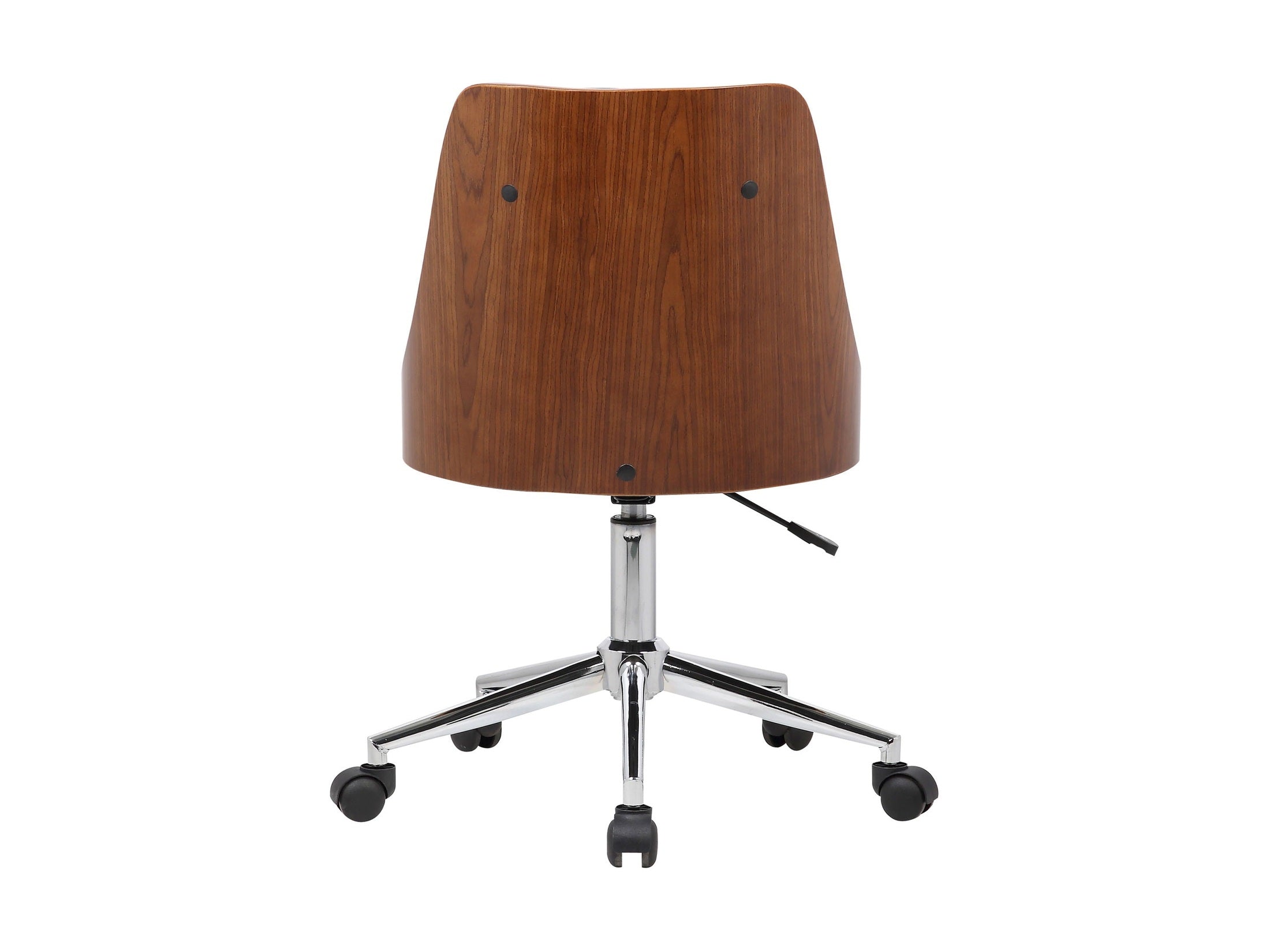 Diamond - Office Chair Veneer Back - Chrome / Black