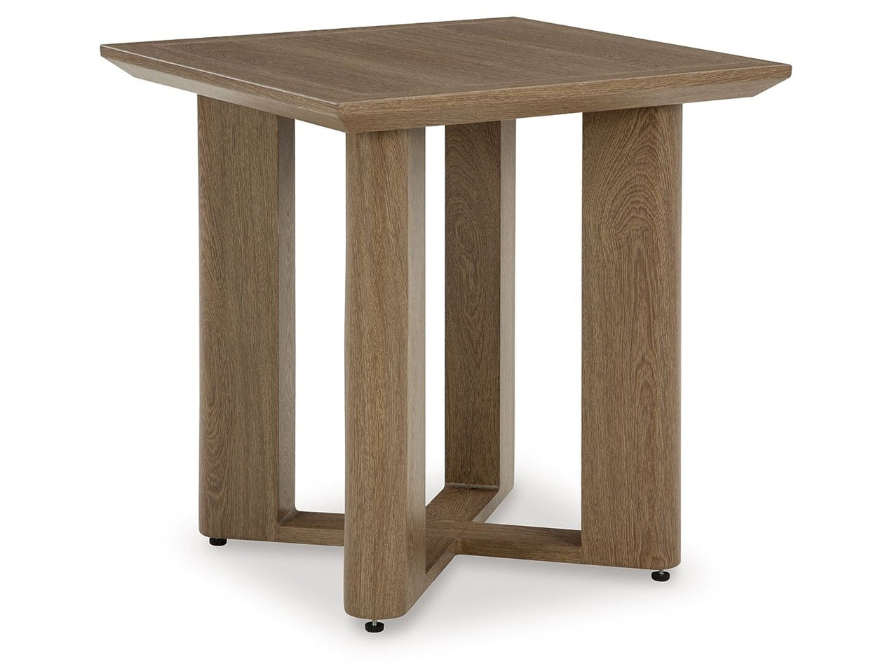Serene Bay - Square End Table - Dark Brown