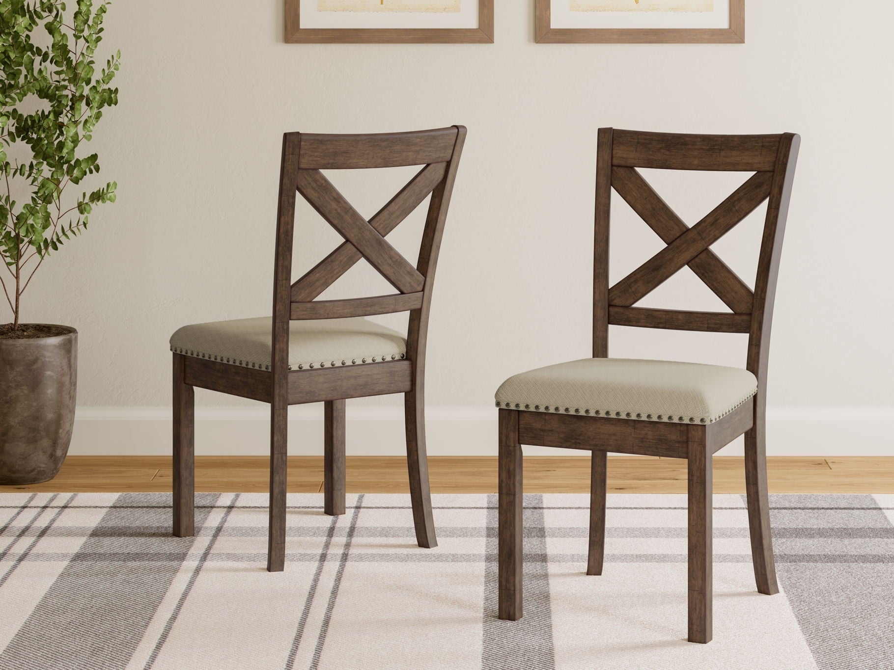 Moriville - Dining UPH Side Chair (Set of 2) - Beige