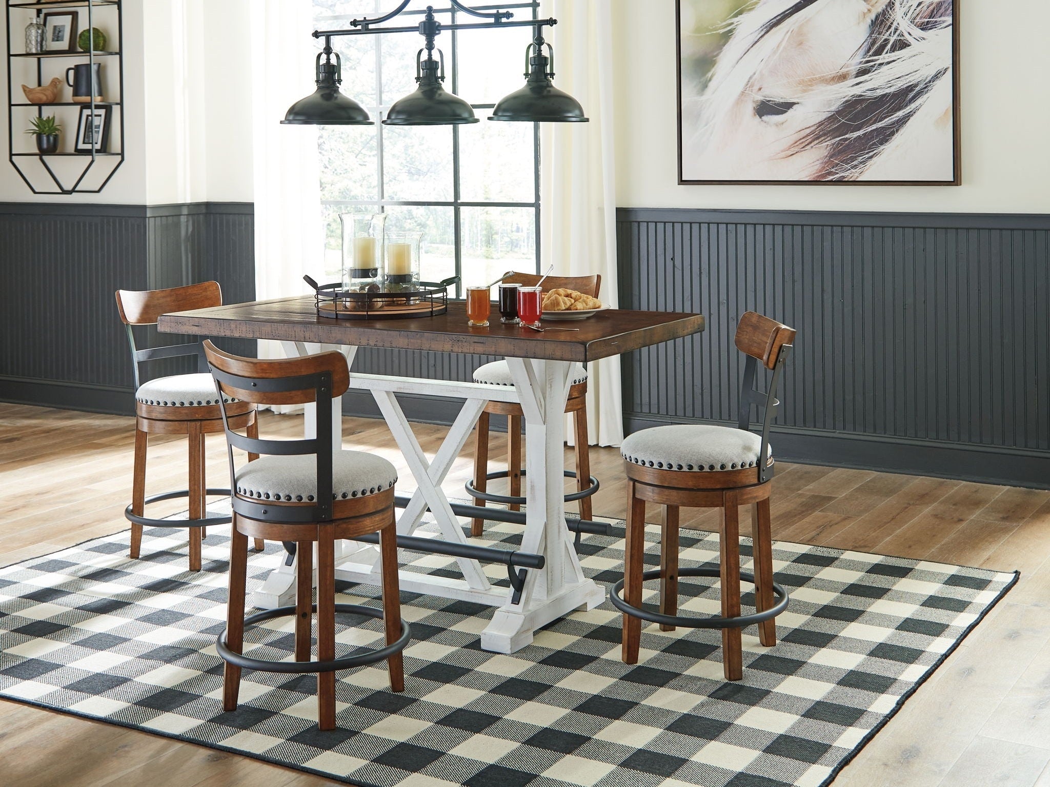 Valebeck - Counter Height Table Set