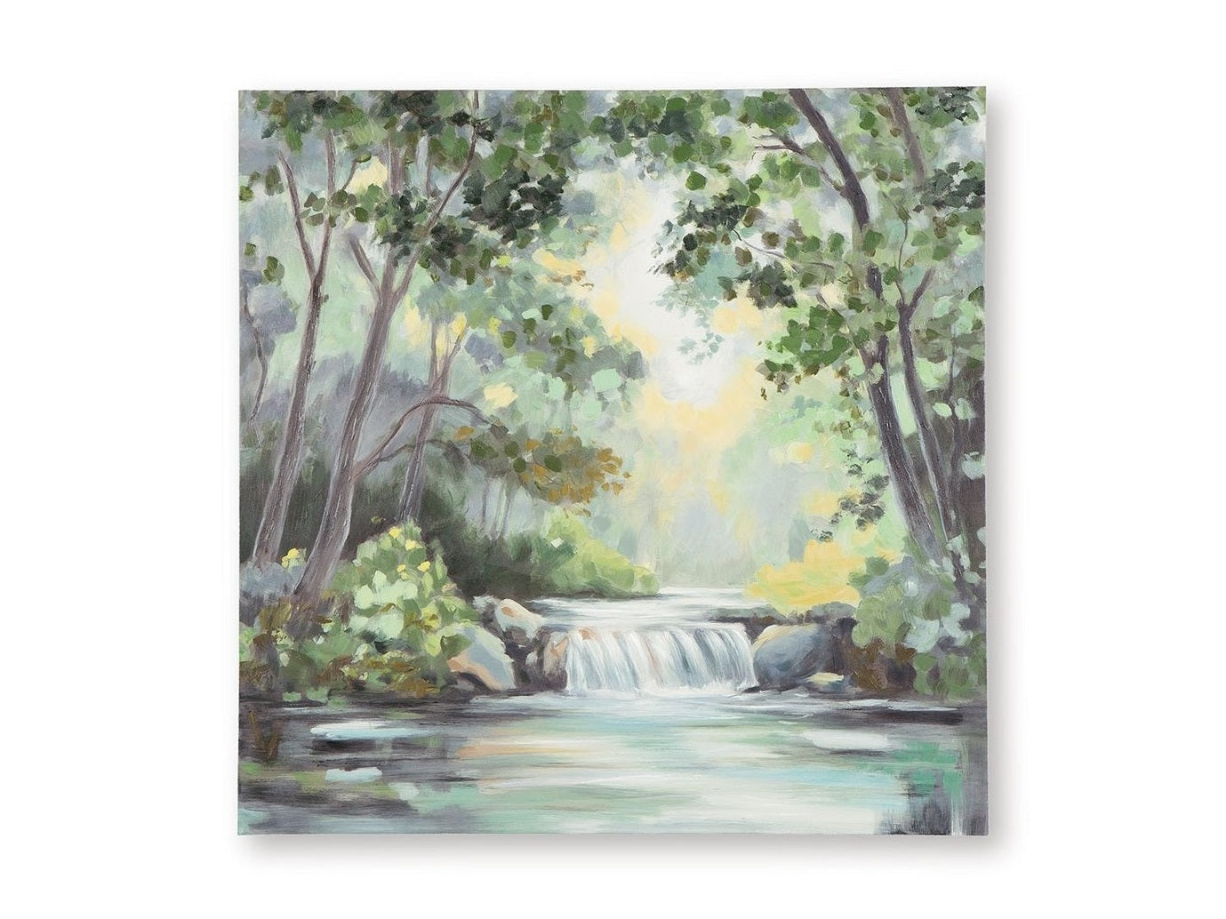 Evermaddick - Wall Art - Green / Gray / White