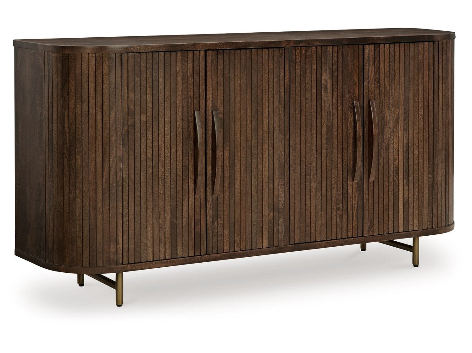 Amickly - Accent Cabinet - Dark Brown