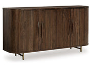 Amickly - Accent Cabinet - Dark Brown