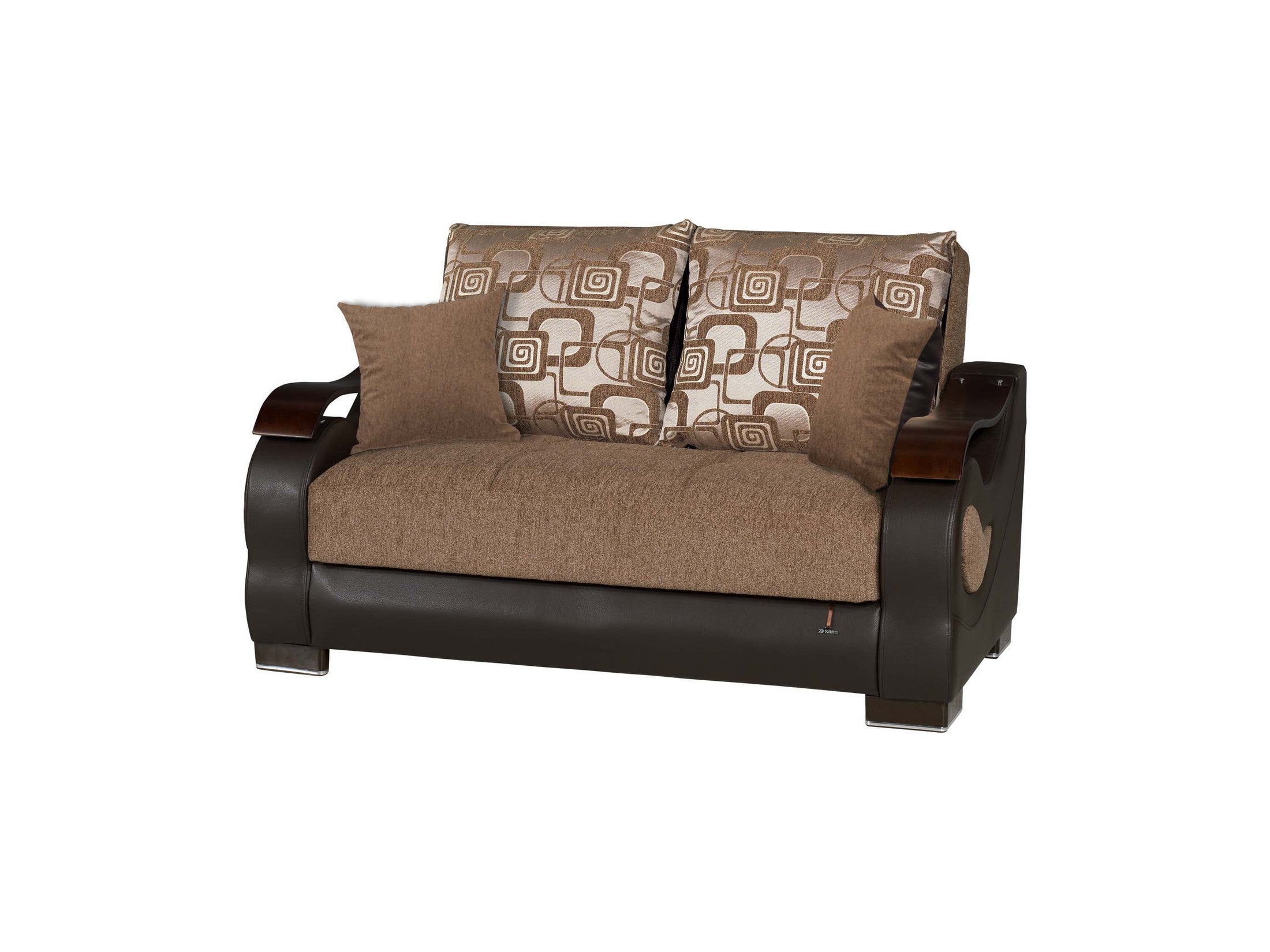 Ottomanson Metroplex - Upholstered Convertible Loveseat With Storage