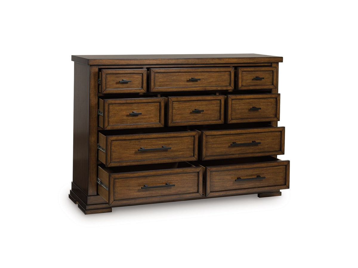 Taffenbrook - Dresser - Medium Brown