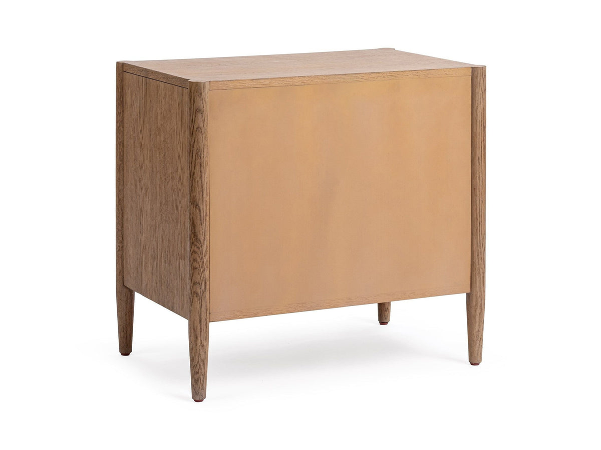 Alisen - 2 Drawer Nightstand - Napa Grove