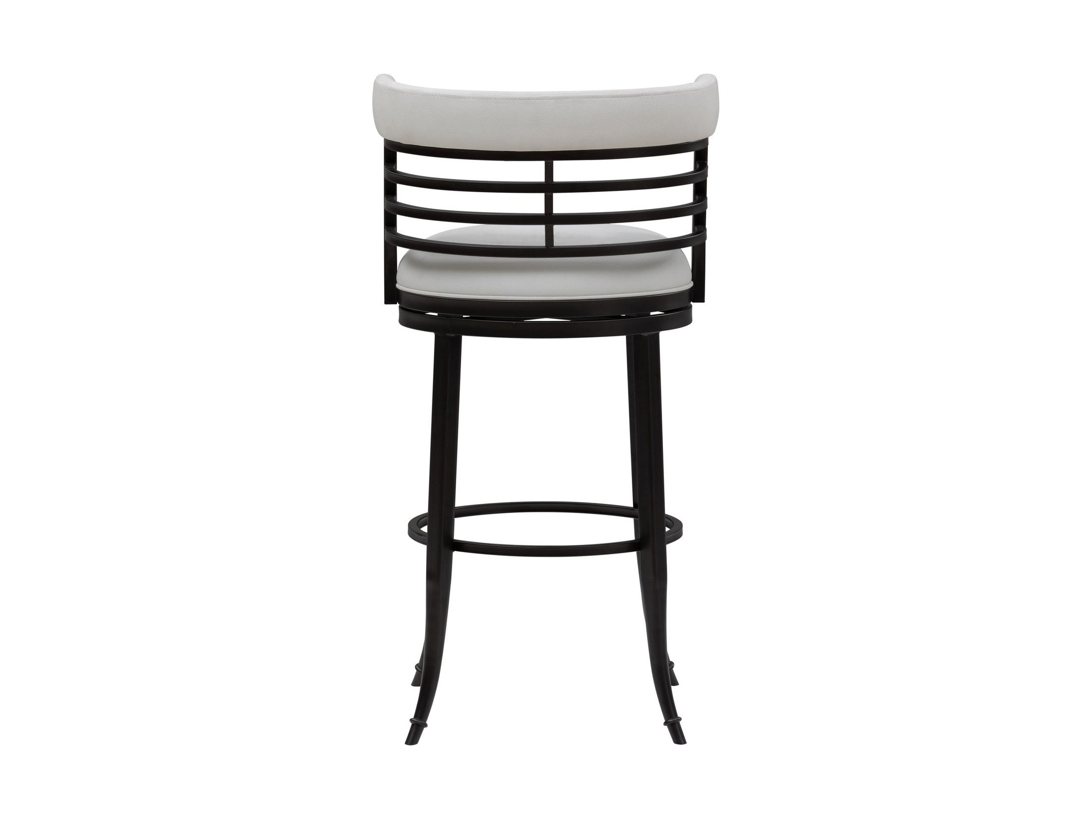 Telia - Upholstered Swivel Bar Height Barstool
