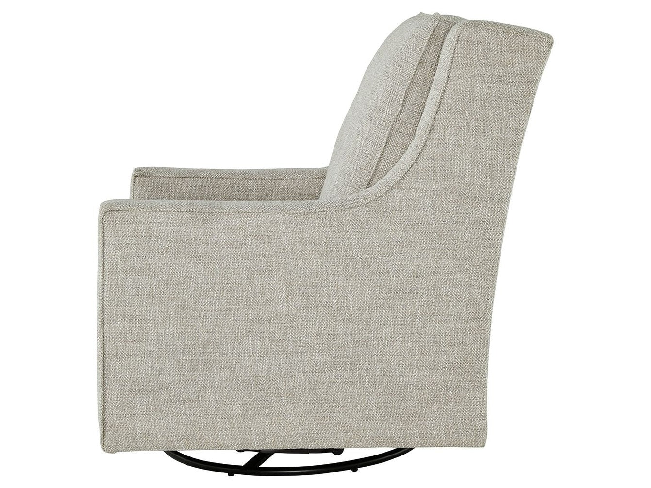 Kambria - Swivel Glider Accent Chair - Fog