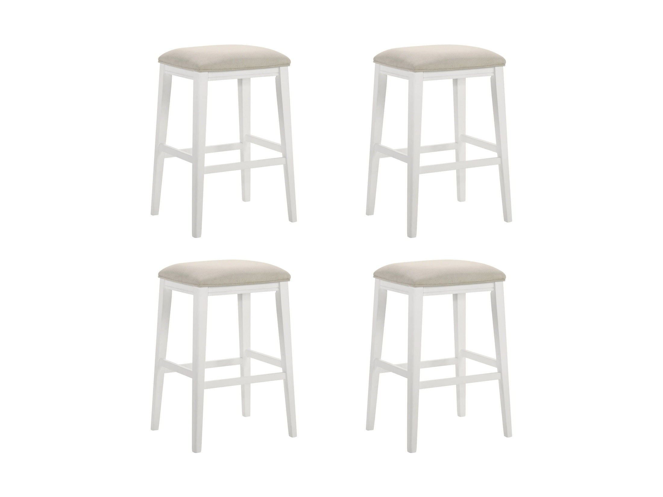 Jane - Contemporary Transitional Wood Bar Height Kitchen Bar Stool