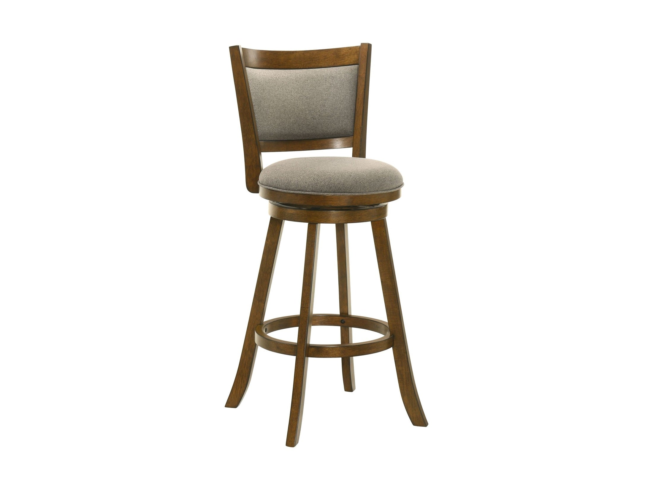 Aiden - Modern Farmhouse Swivel Wood Bar Height Kitchen Bar Stool