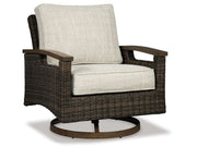 Paradise Trail - Swivel Lounge Chair (Set of 2) - Medium Brown