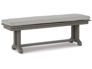 Visola - Bench with Cushion - Gray