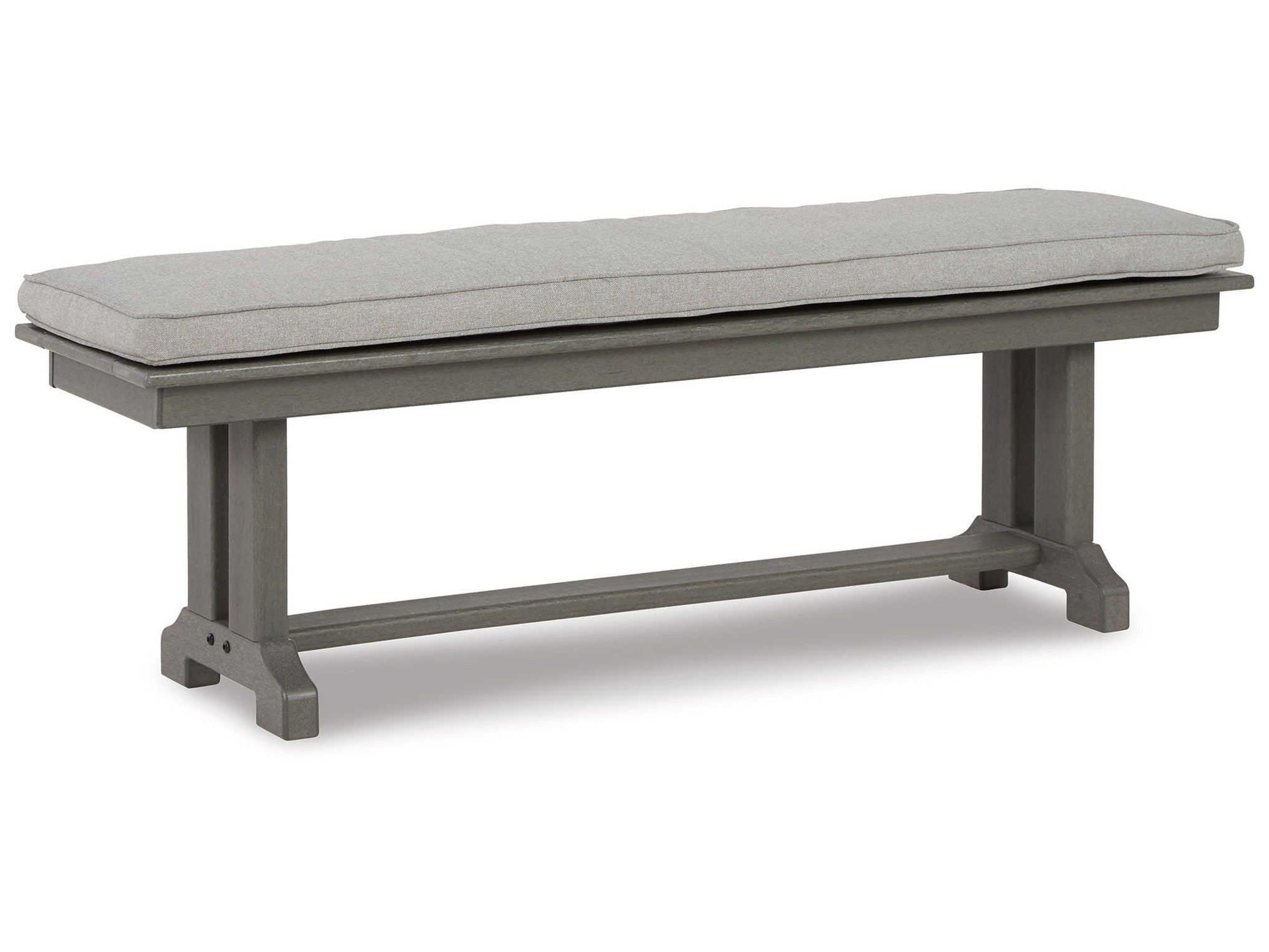 Visola - Bench with Cushion - Gray