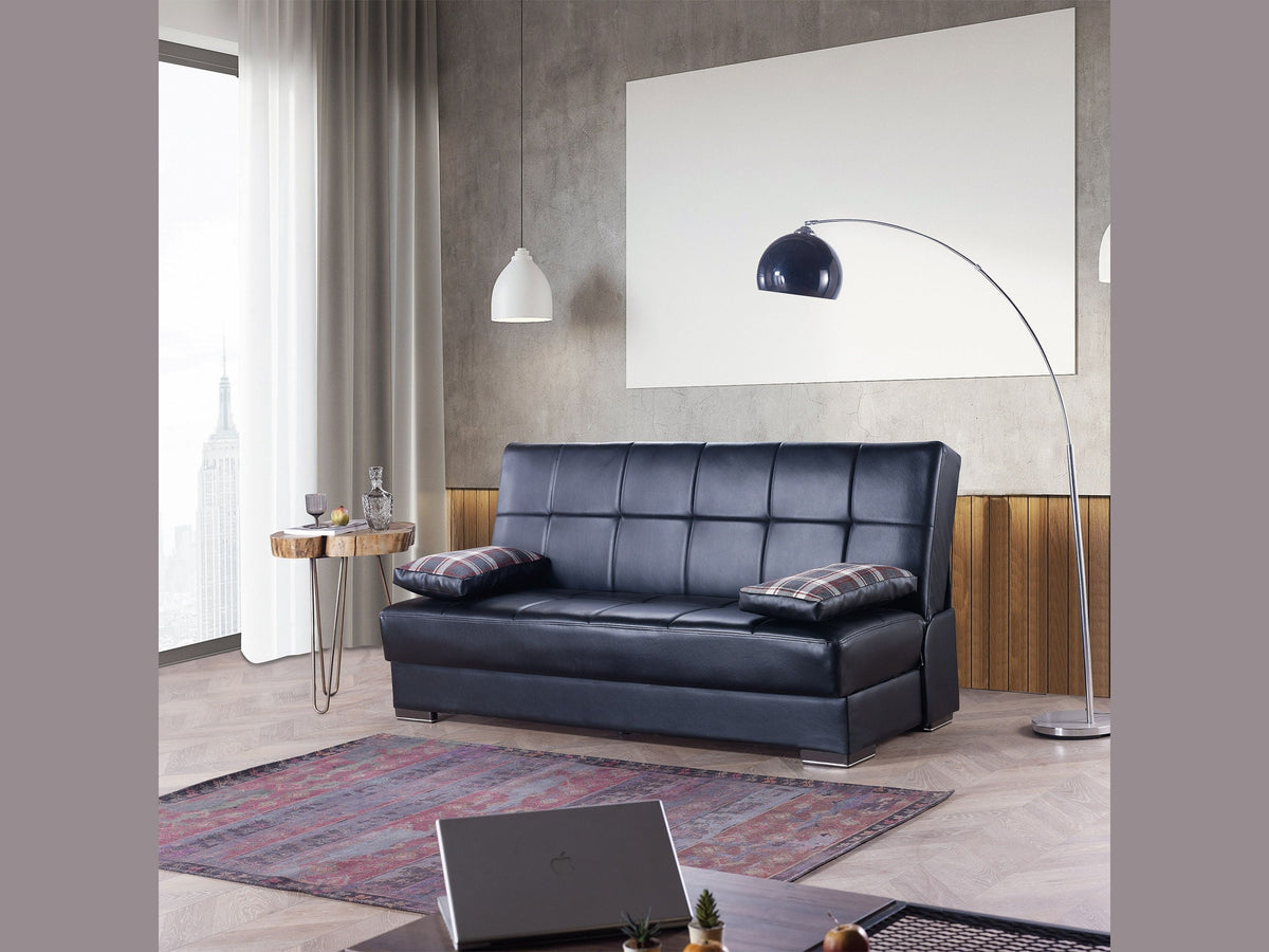 Ottomanson Soho - Upholstered Convertible Sofabed With Storage - PU