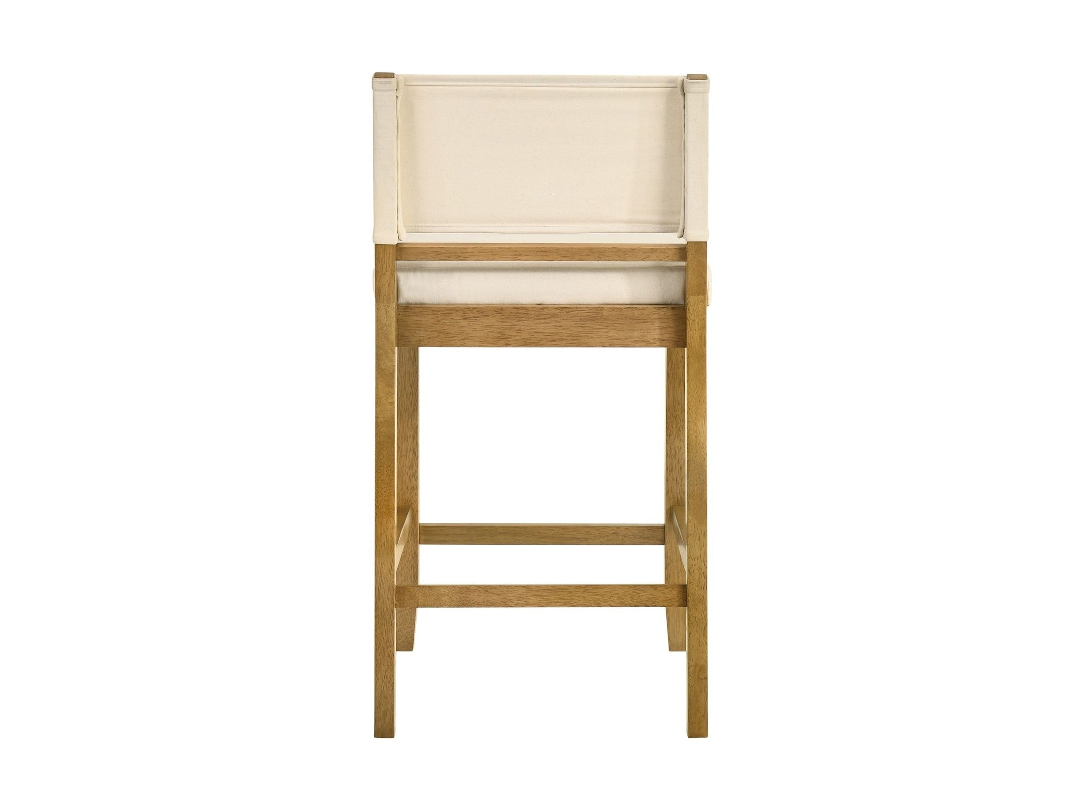 Yaneli - Contemporary Natural Wood Counter Height Kitchen Bar Stool